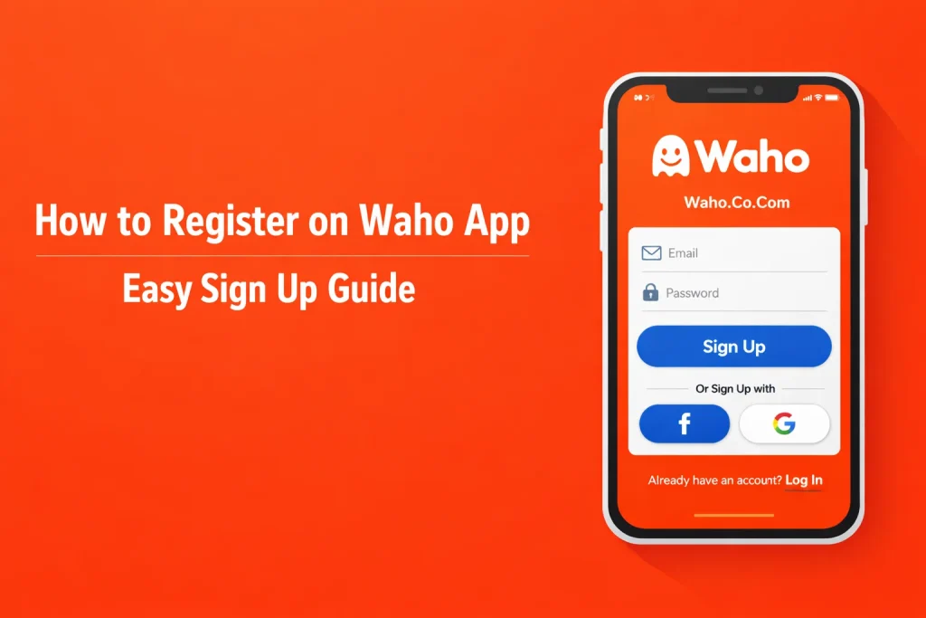 How to Register on Waho App
